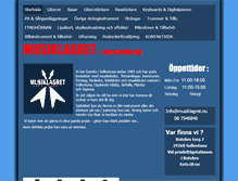 Tablet Screenshot of musiklagret.nu